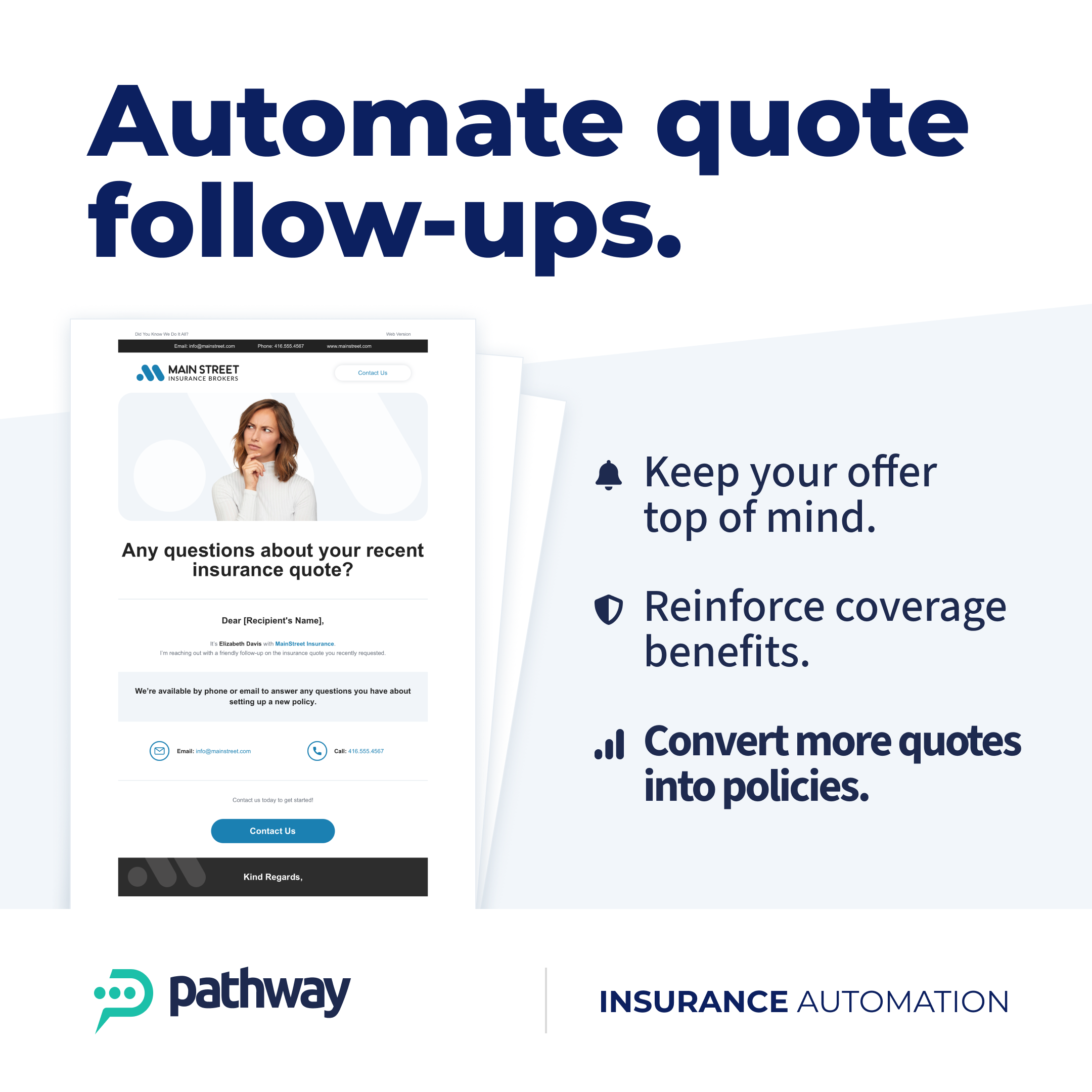 insurance customer timely follow-up